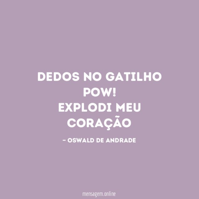 Dedos no gatilho POW