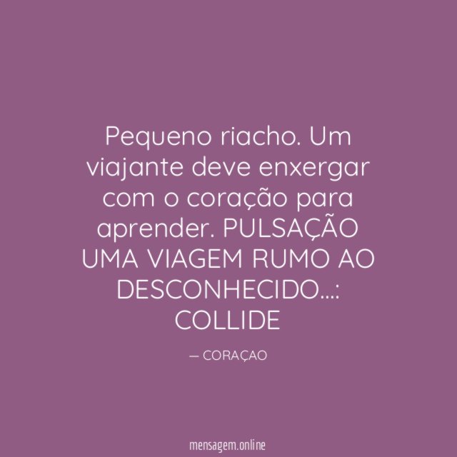 Pequeno riacho