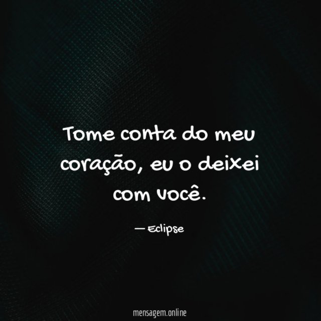 Tome conta do meu coração