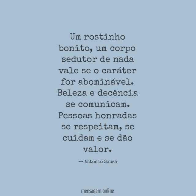 Um rostinho bonito