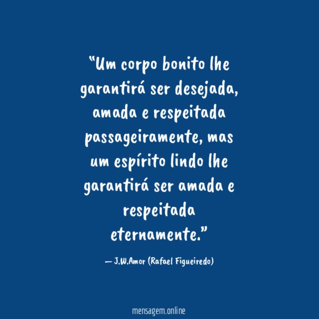 Um corpo bonito lhe garantirá ser desejada