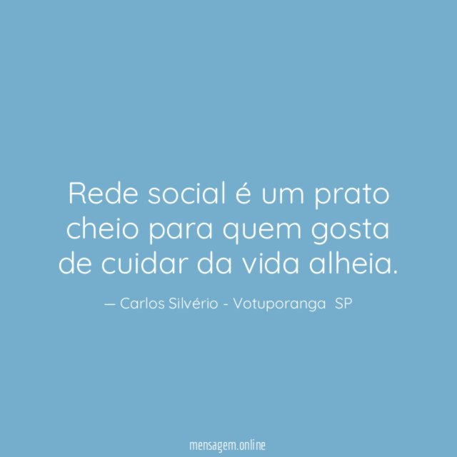 Rede social é um prato cheio para quem