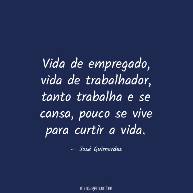 Vida de empregado