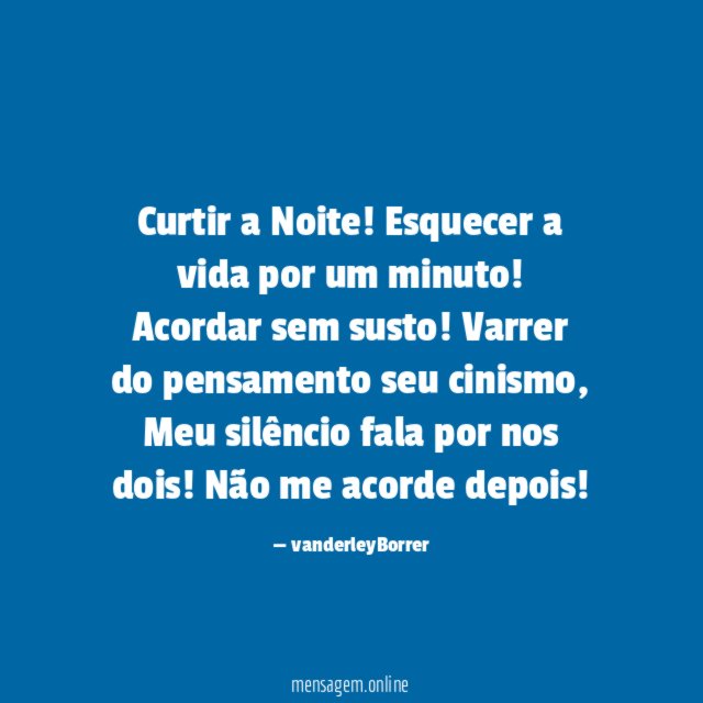 Curtir a Noite