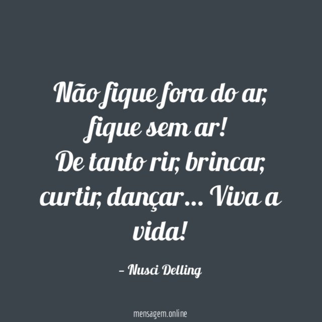 Não fique fora do ar