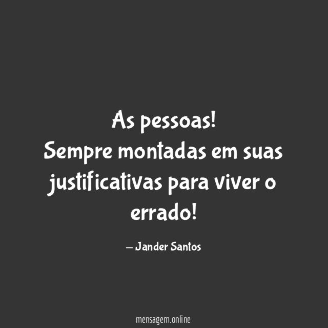 As pessoas