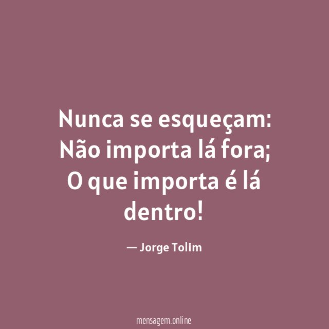 Nunca se esqueçam