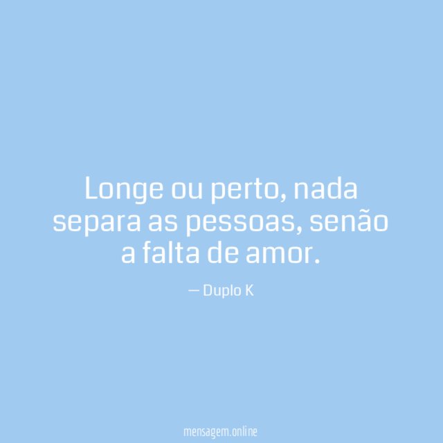Longe ou perto