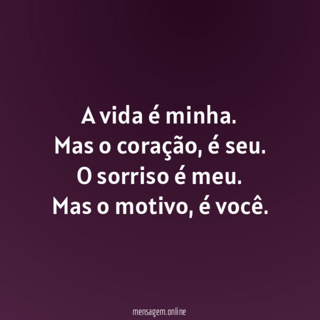 A vida é minha