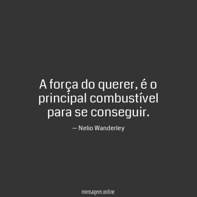 A força do querer
