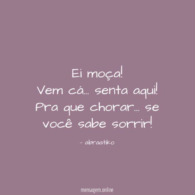 Ei moça