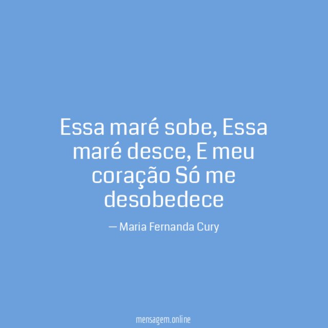 Essa maré sobe