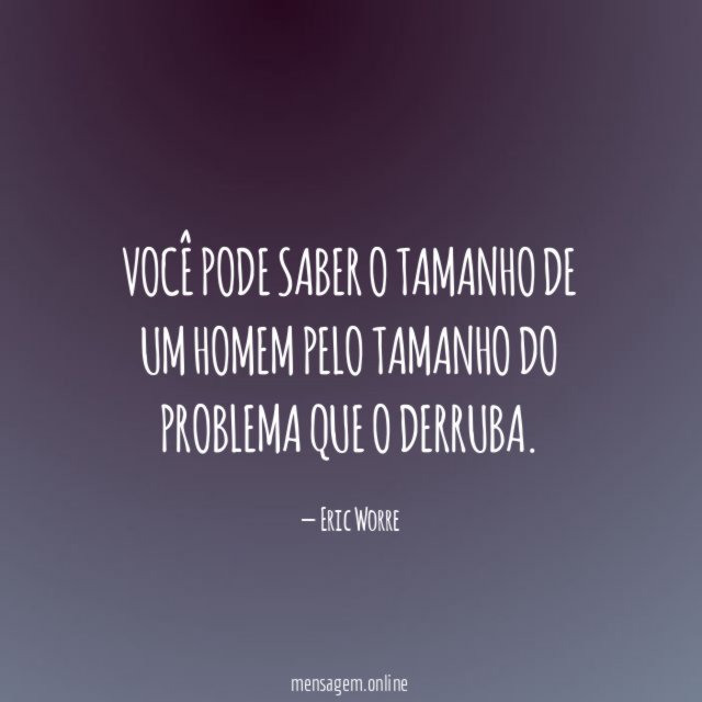 Você pode saber o tamanho de um homem