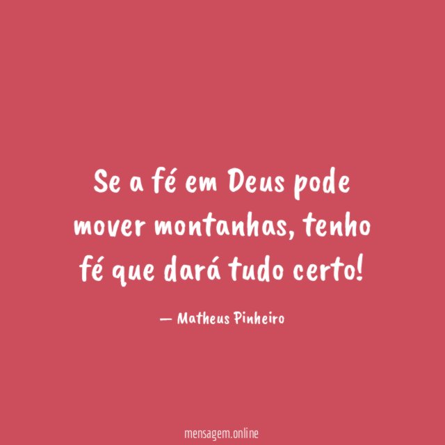 Se a fé em Deus pode mover montanhas