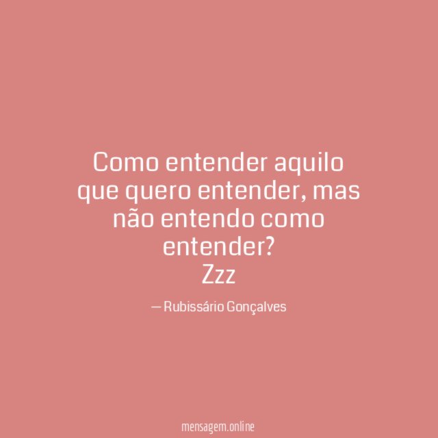 Como entender aquilo que quero entender