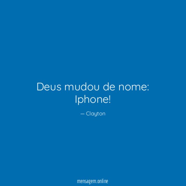 Deus mudou de nome