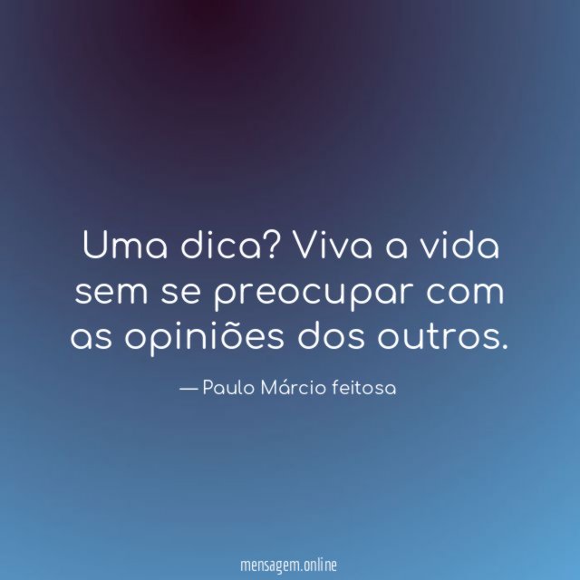 Uma dica