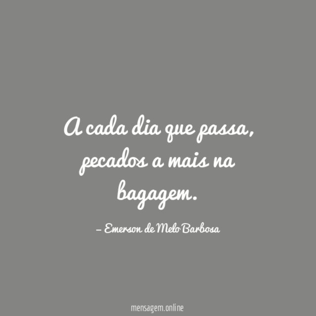 A cada dia que passa