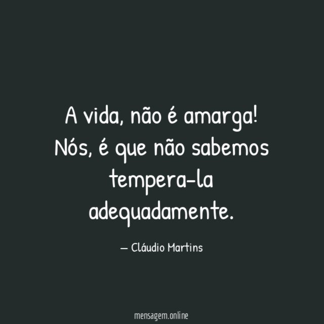 A vida