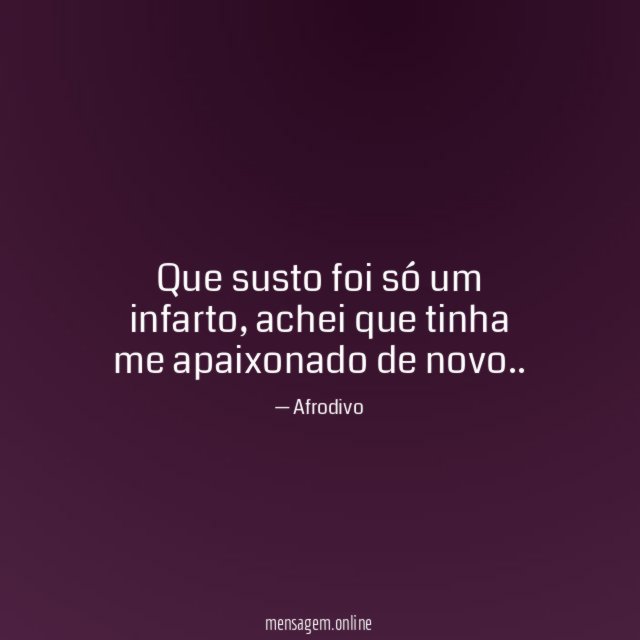 Que susto foi só um infarto