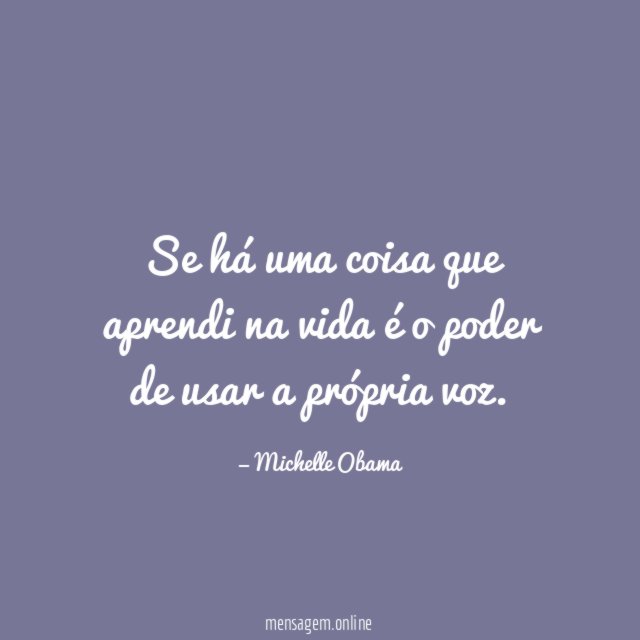 Se há uma coisa que aprendi na vida