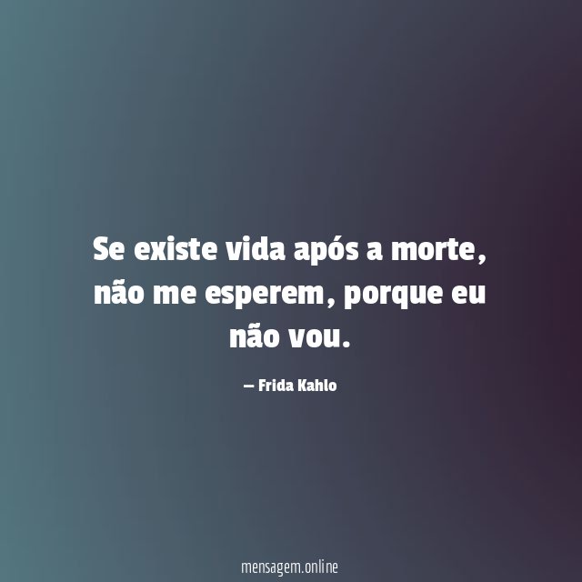 Se existe vida após a morte
