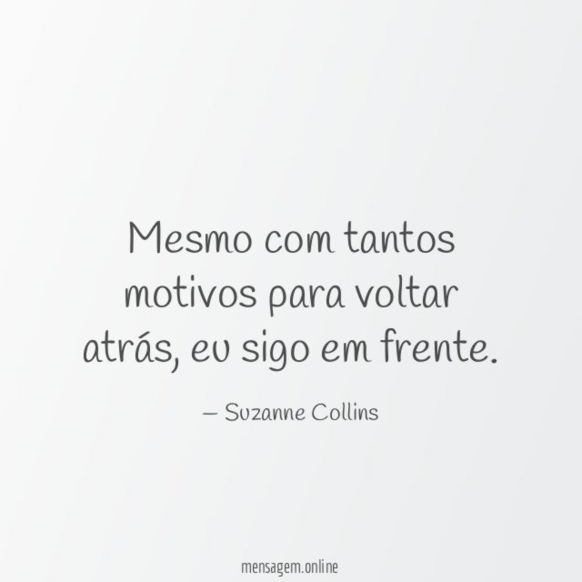 Mesmo com tantos motivos para voltar atrás