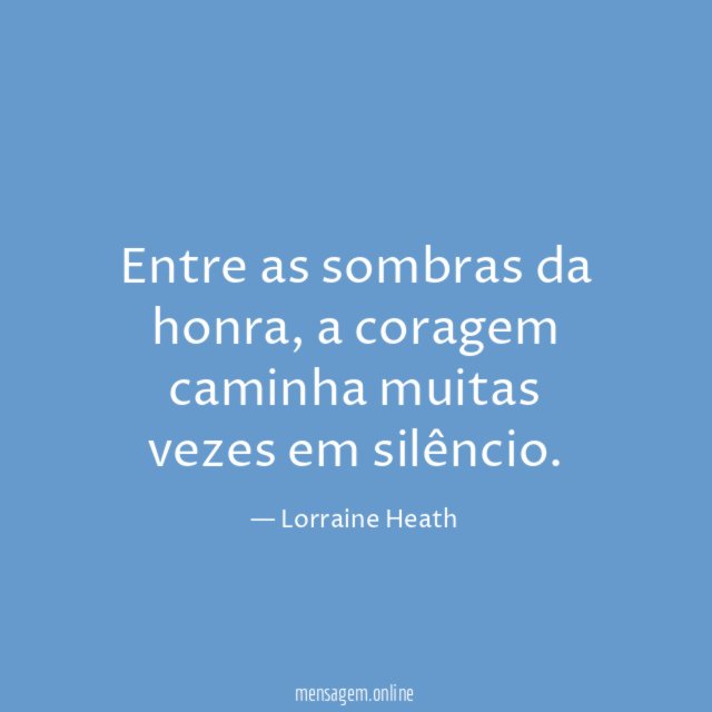 Entre as sombras da honra