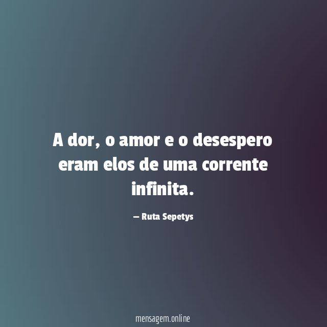 A dor