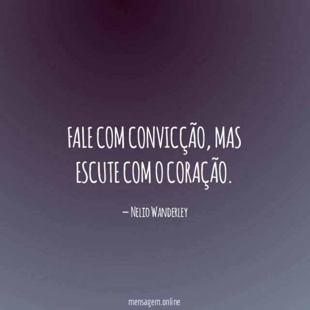 Fale com convicção