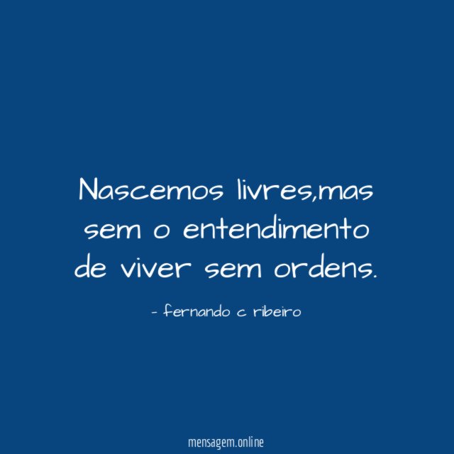 Nascemos livres