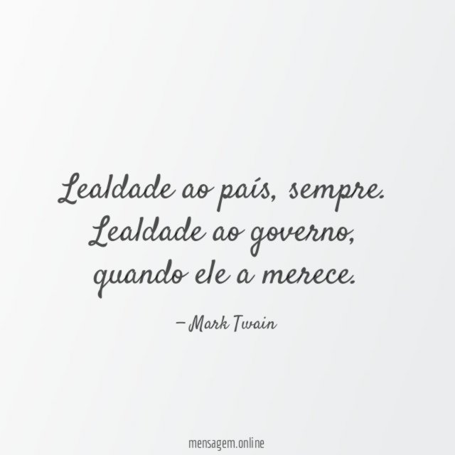 Lealdade ao país