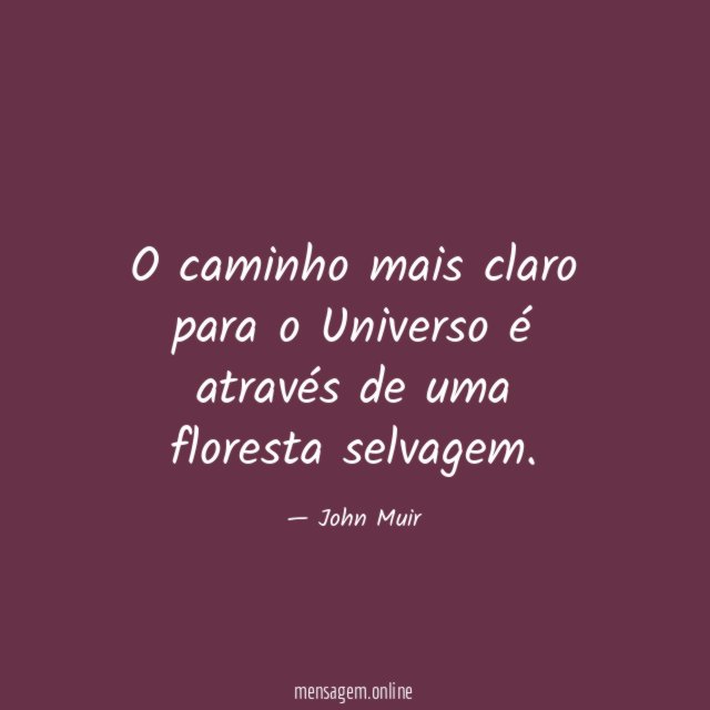 O caminho mais claro para o Universo é
