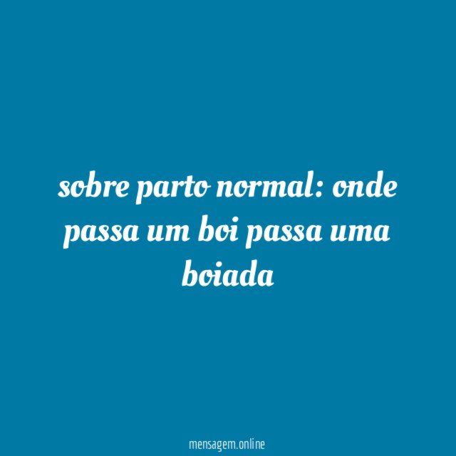 sobre parto normal