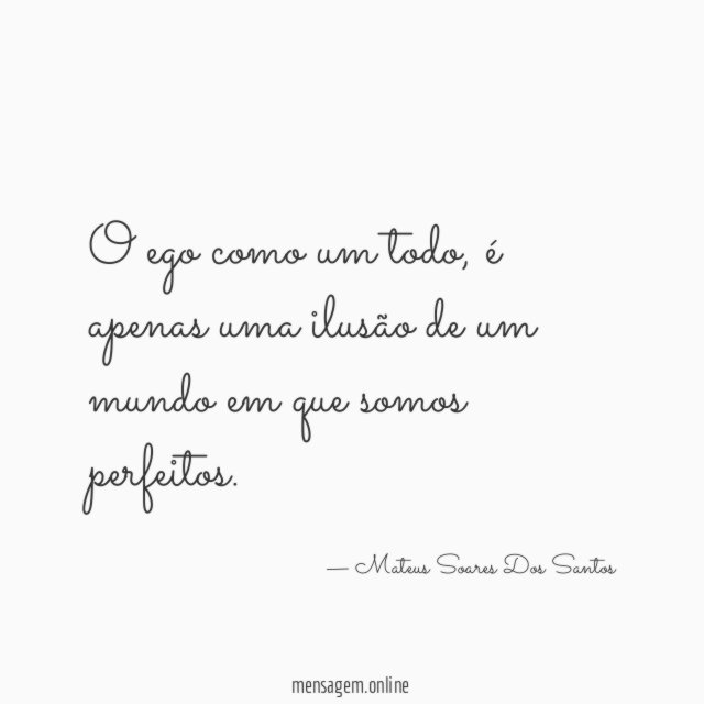 O ego como um todo