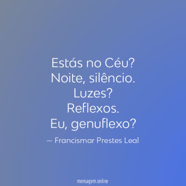 Estás no Céu?