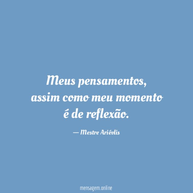 Meus pensamentos