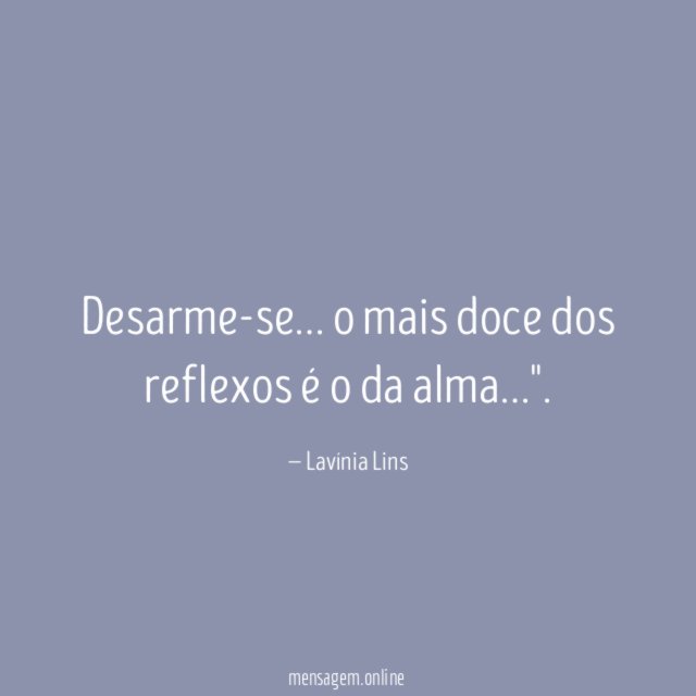 Desarme-se
