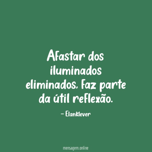 Afastar dos iluminados eliminados
