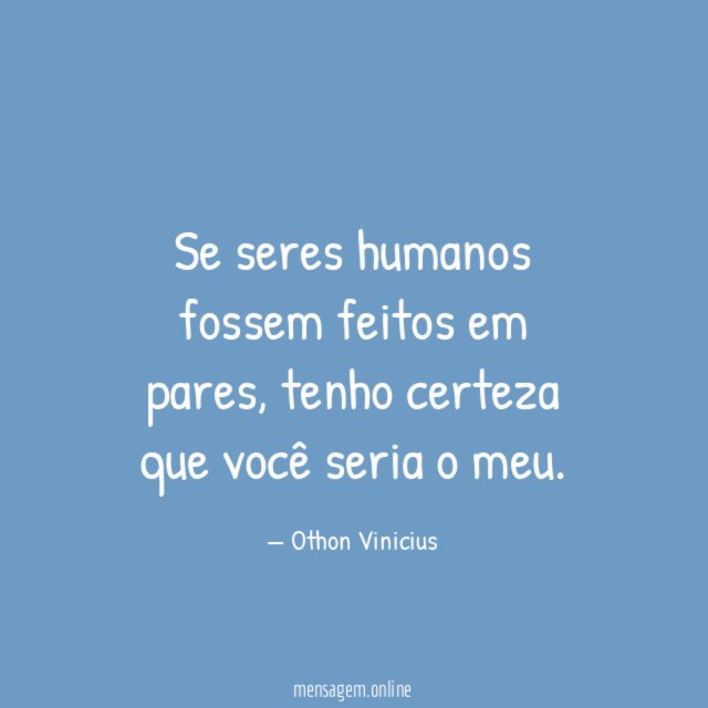 Se seres humanos fossem feitos em pares