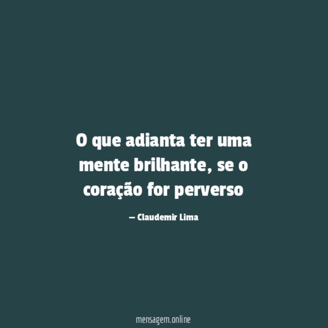 O que adianta ter uma mente brilhante