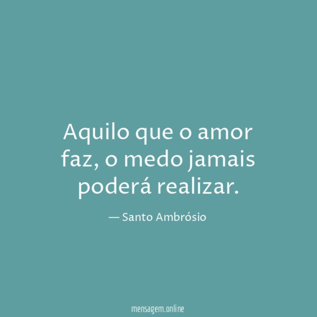 Aquilo que o amor faz