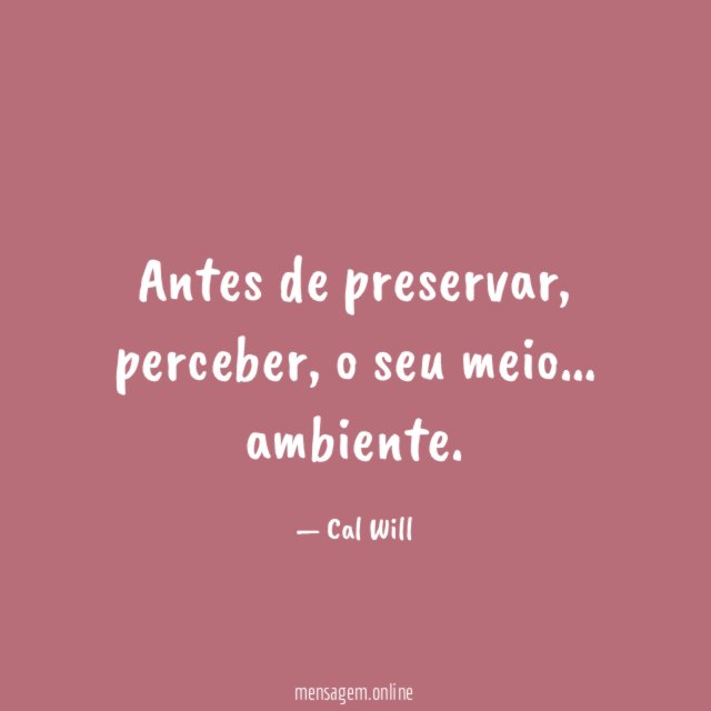 Antes de preservar