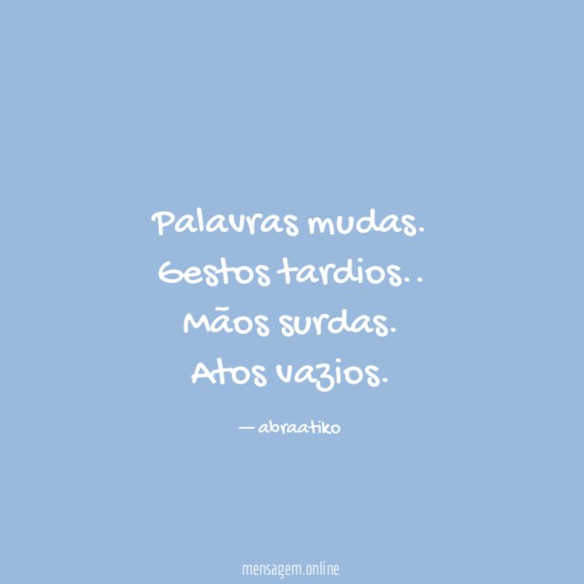Palavras mudas