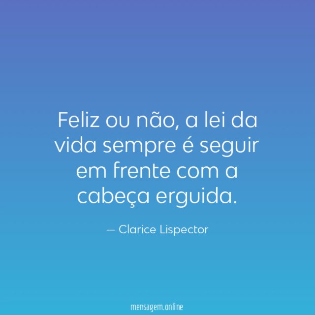 Feliz ou não