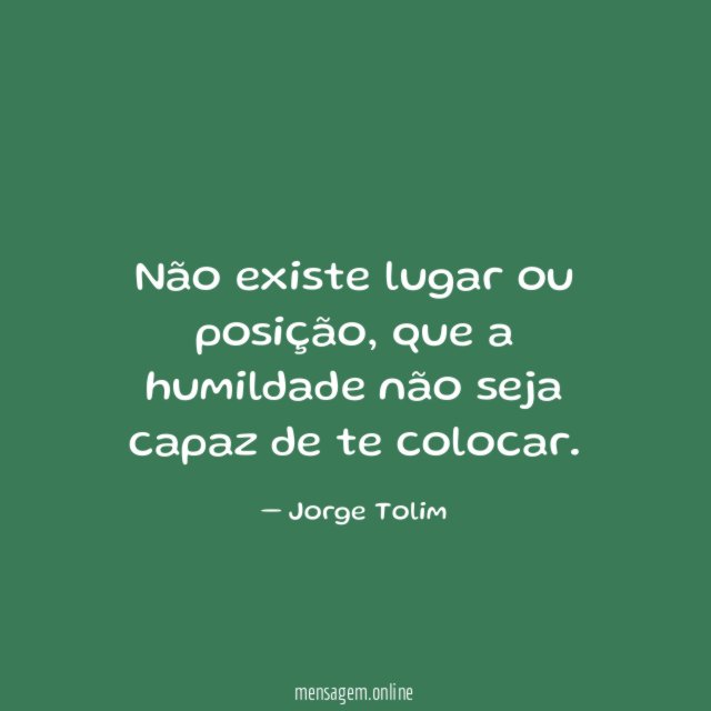 Não existe lugar ou posição