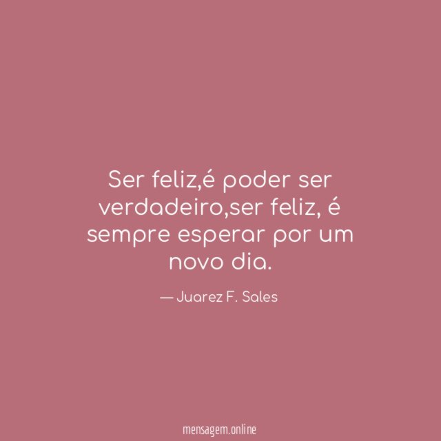 Ser feliz