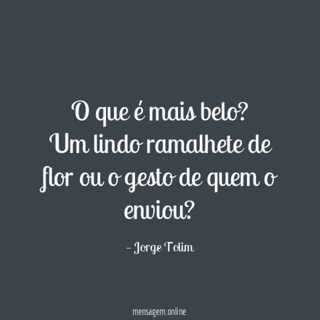 O que é mais belo