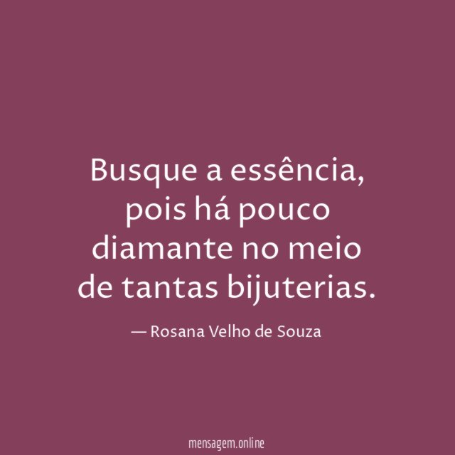 Busque a essência