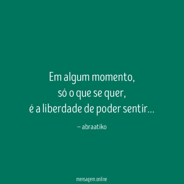 Em algum momento